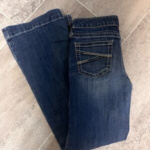 Ariat Girls Dark Blue Denim Jeans